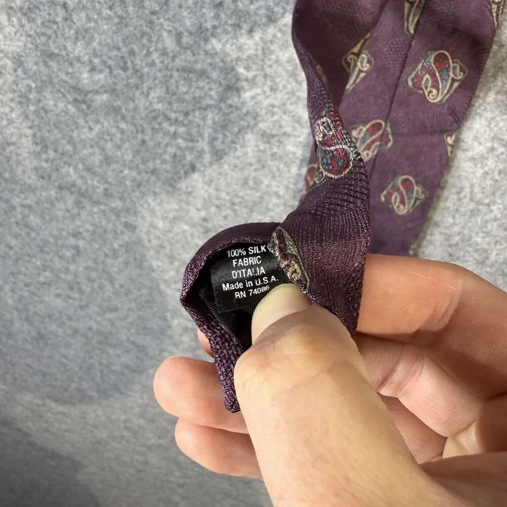 Embassy‎ Square Mens Dress Tie Italian Silk